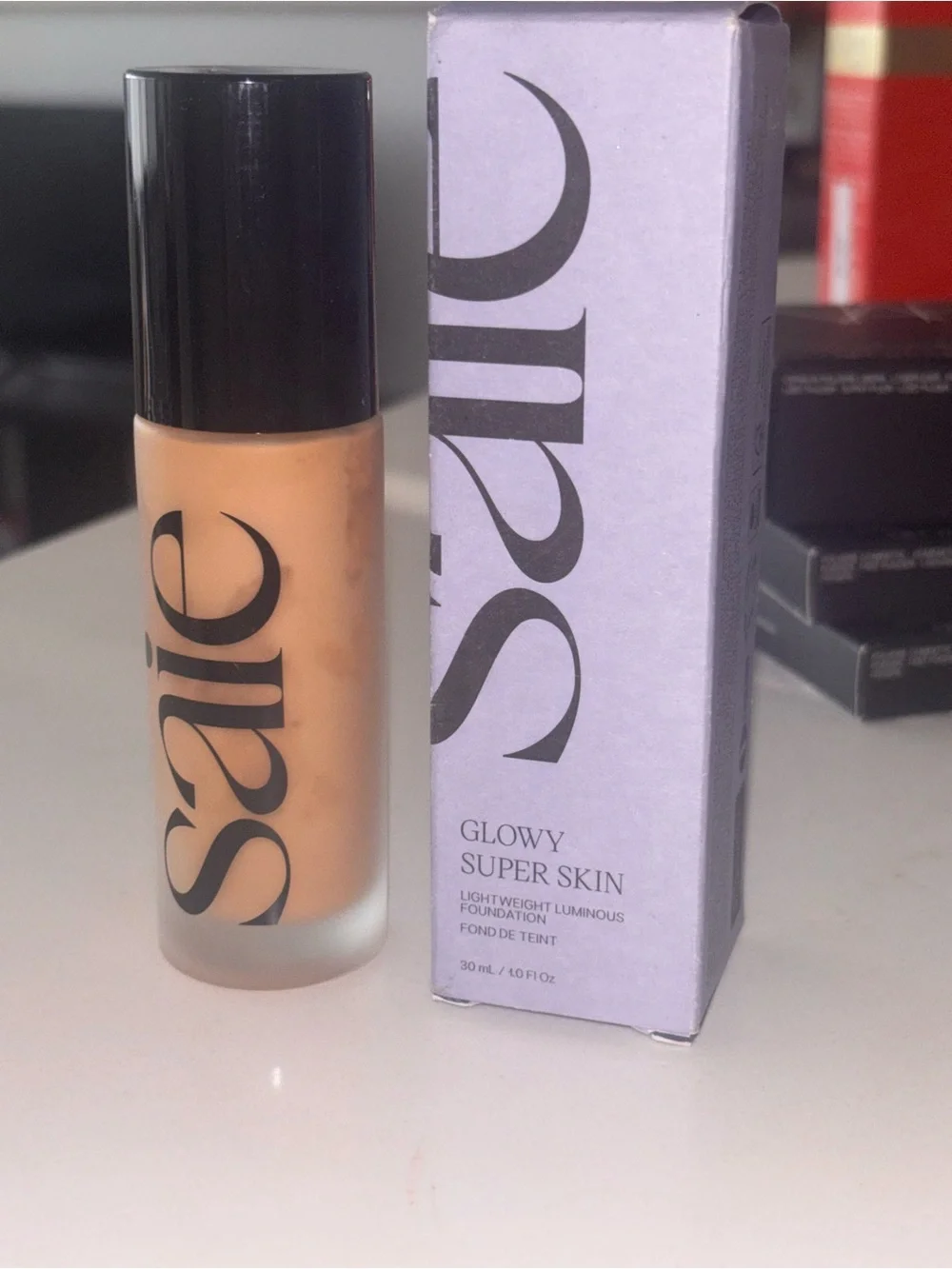 Saie Soft Matte Foundation — Warm Beige Bottle